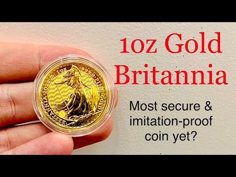 2022 1oz Gold Britannia Bullion Coin from the Royal Mint - latest buy for my stack/collection 4K HD