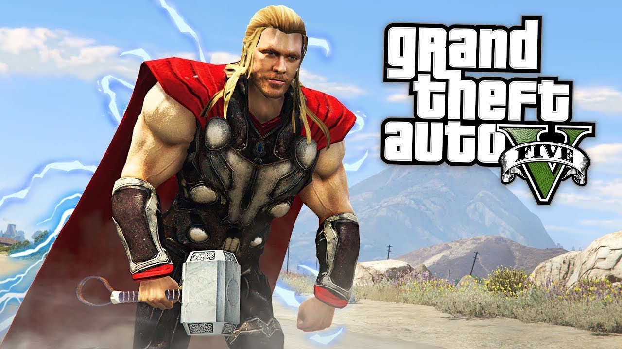 Thor vs Thanos | Gta V Thor Is So OverPowered