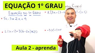 FIRST-DEGREE EQUATIONS | IN 9 MINUTES | CLASS 2