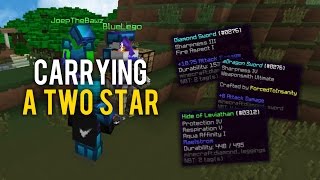 Carrying a 2 Star to His First Victory - Hypixel UHC