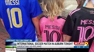 First international soccer match at Jordan Hare Stadium in Auburn