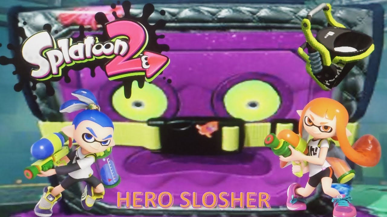 Splatoon 2 - Octostomp Boss Fight with Hero Slosher - YouTube