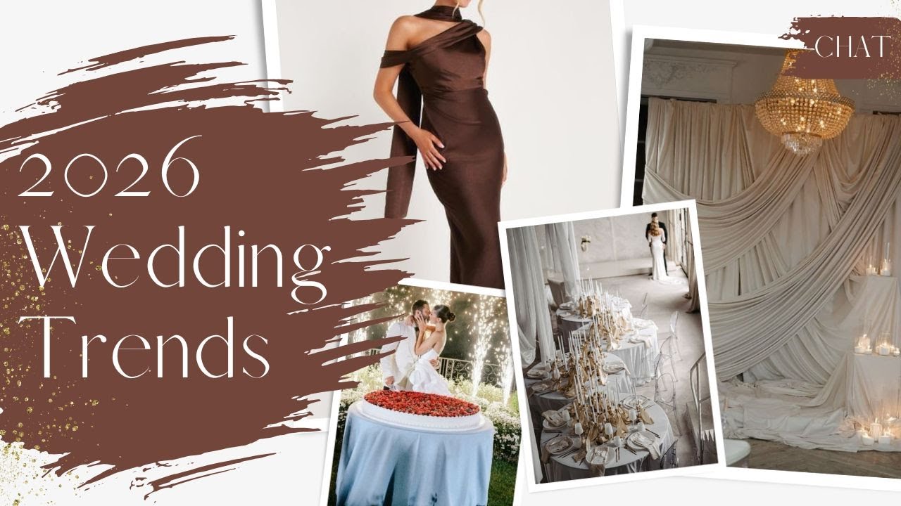 Свадебные тренды 2026 | Прогнозы свадебных трендов на 2026 год