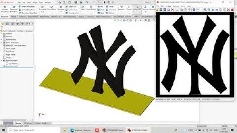 Picture -How to use Autotrace in SolidWorks ! SolidWorks Tutorial