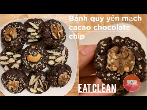 Video: Bánh Quy Yến Mạch Mềm Với Sô Cô La