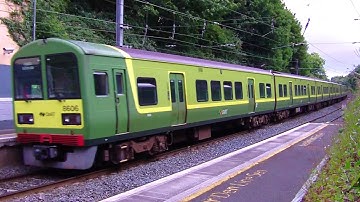 Irish Rail 8500 Class Dart Train number 8606 - Raheny Station, Dublin