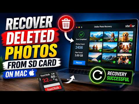 Recover Deleted Photos From SD Card on Mac- Stellar Photo Recovery