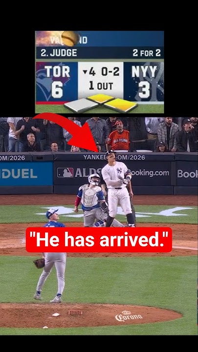 Aaron Judge Showed Up Just In The Knick Of Time (For The Yankees) #mlb - YouTube