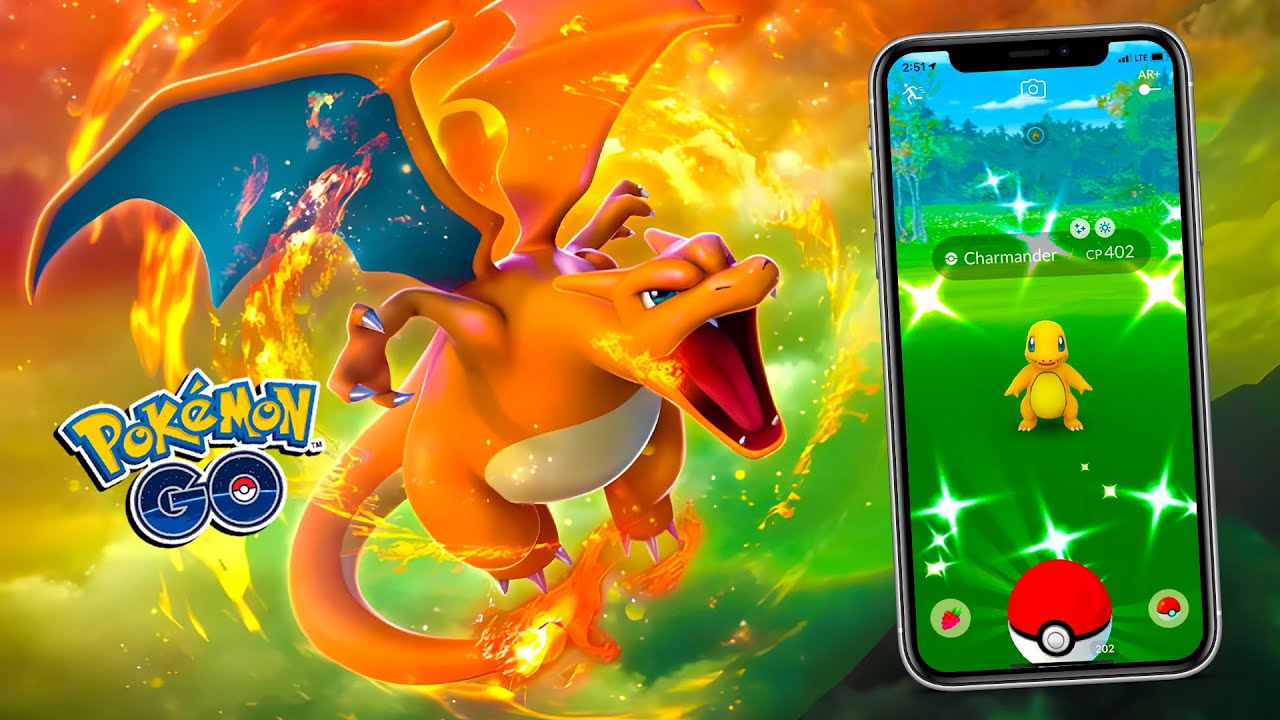 POKÉMON GO - DIA DA COMUNIDADE! EVOLUINDO CHARMANDER SHINY! CHARIZARD PRETO!  