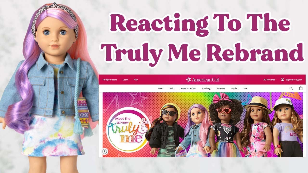 Ready go to ... https://youtu.be/s8jJXX82tWc [ Reacting To The American Girl Truly Me Release]