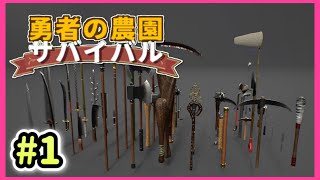 #1 勇者だけど農園始めたいと思います『勇者の農園サバイバル』Brave Farm Survival 実況 screenshot 1