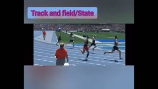 track and field/ state meet .