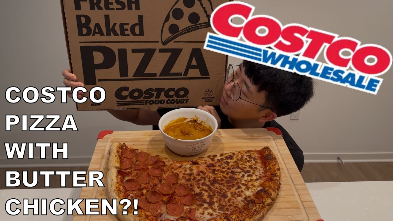 Проверяем, насколько вкусна пицца из Costco с курицей в масле.