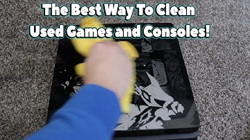 The Best Way To Clean Used Games and Consoles