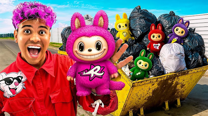 ENCONTREI O LABUBU DOS ROSA NO MEIO DO LIXO!  *é verdadeiro?