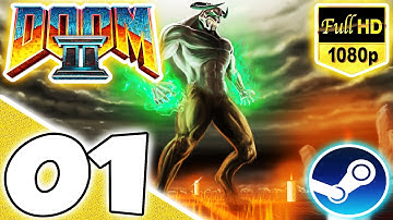 Doom 2: Hell on Earth - 100% Walkthrough (Ultra-Violence, Pistol Start) Part 1 - Map 01 - 05 (HD)