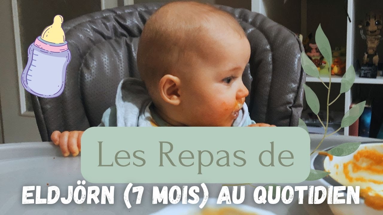 🍼🍓 JOURNÉE DANS L'ASSIETTE DE BÉBÉ (7 mois)