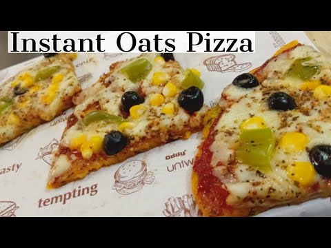 Instant OATS PIZZA on Tawa - No Oven, No Yeast Healthy Recipe