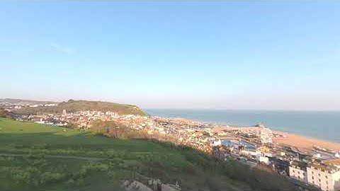 VR 180 View over Hastings from cliffs