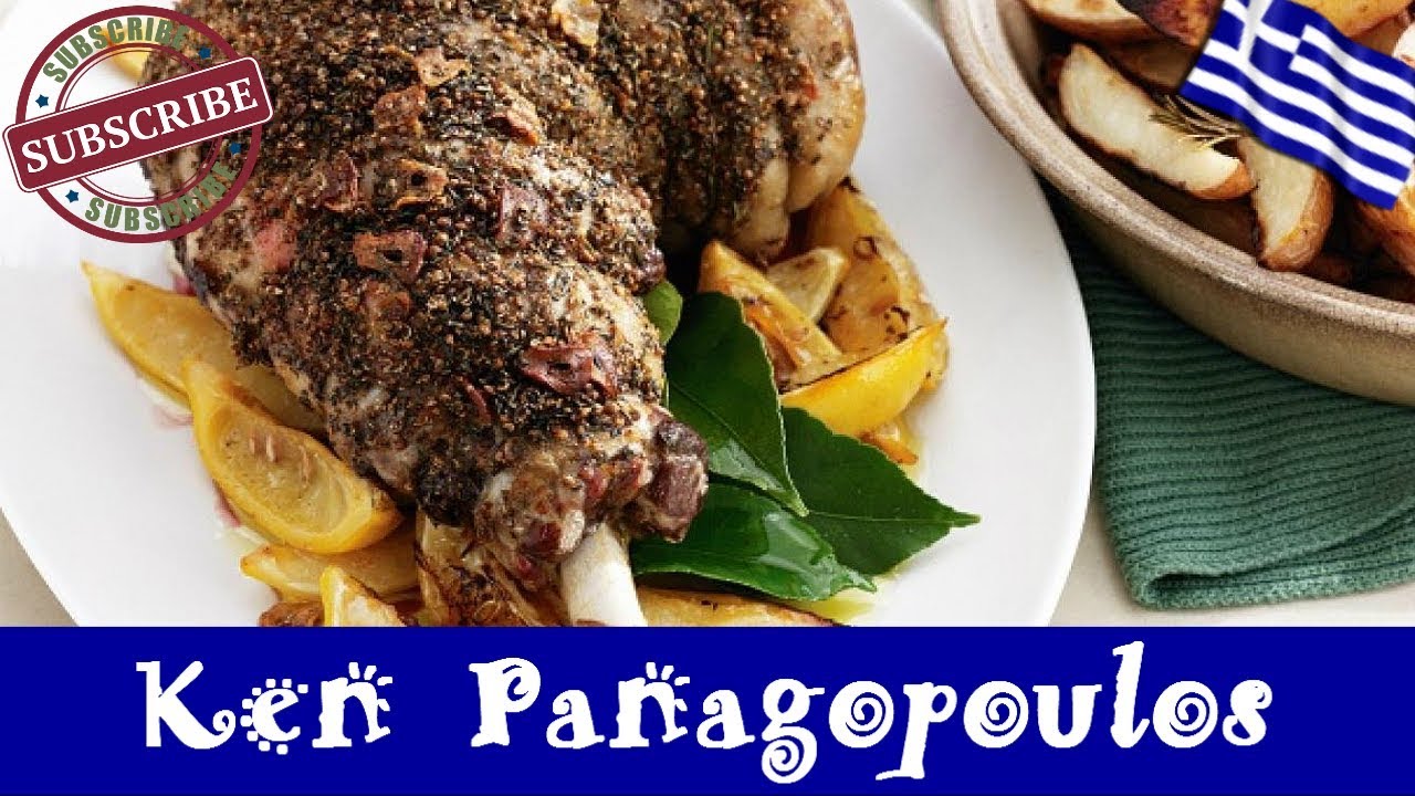Greek Roasted Lamb Roasted Lamb and Potatoes Recipe YouTube
