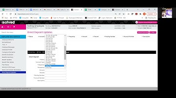How to Set-up Direct Deposit & Generate W-2 in Isolved