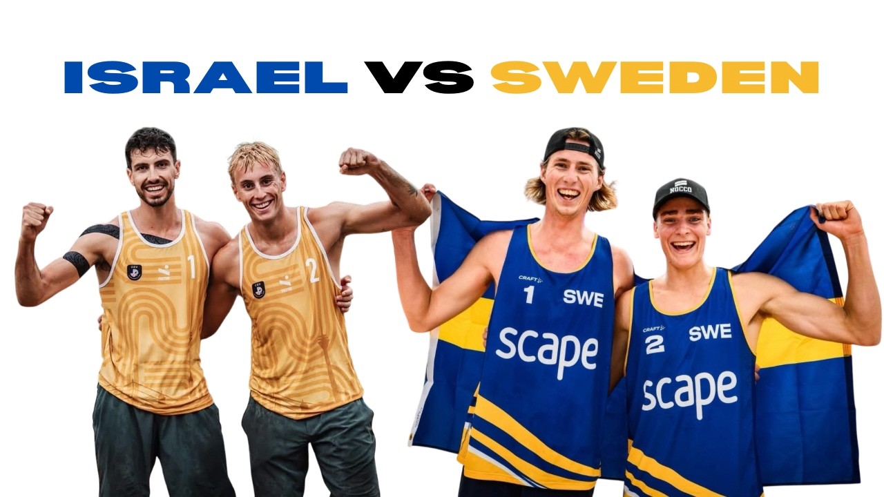 Holting Nilsson/Andersson vs Elazar/Cuzmiciov | Sweden 🇸🇪 vs Israel 🇮🇱 Beach Volley Tenerife