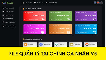 Tạo File Quản Lý Tài Chính Cá Nhân Version 5.02.2023