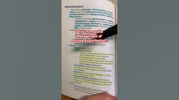 Asthma Exacerbation Management #emergencynursing