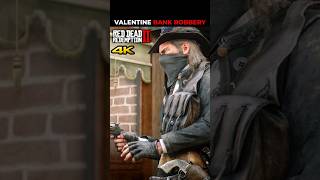 Arthur Morgan & Gang Rob the Valentine Bank 💰 | Epic RDR2 Heist Short (4K Ultra HD)