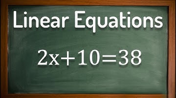 Solving linear equations in two steps - GCSE Maths