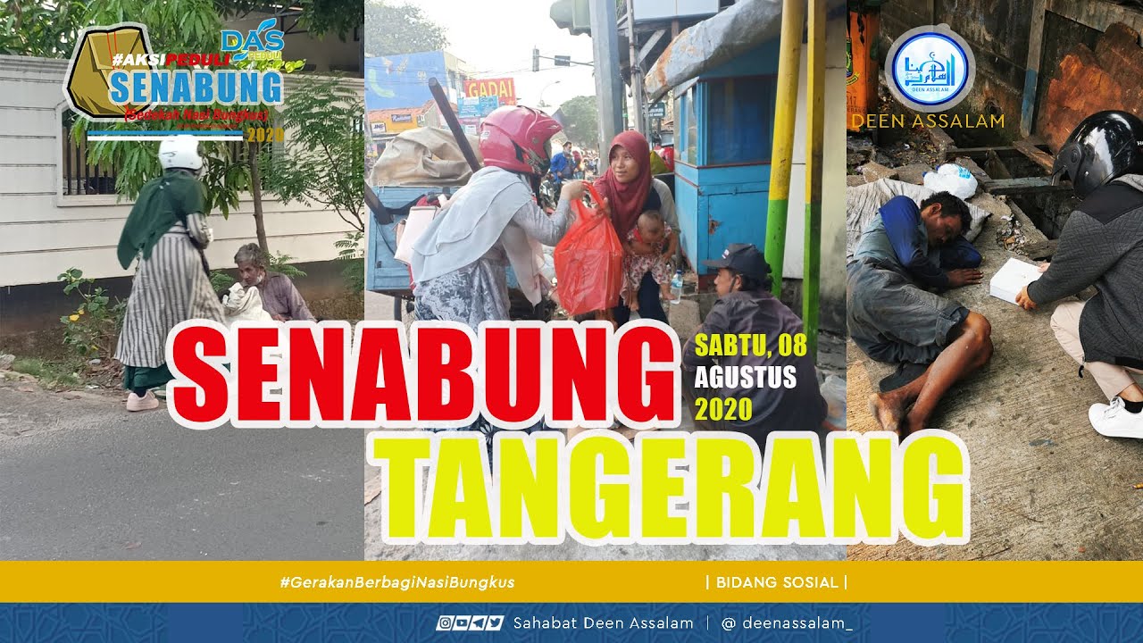 Senabung Batch 4 Tangerang Berbagi Sedekah Nasi Bungkus Sahabat