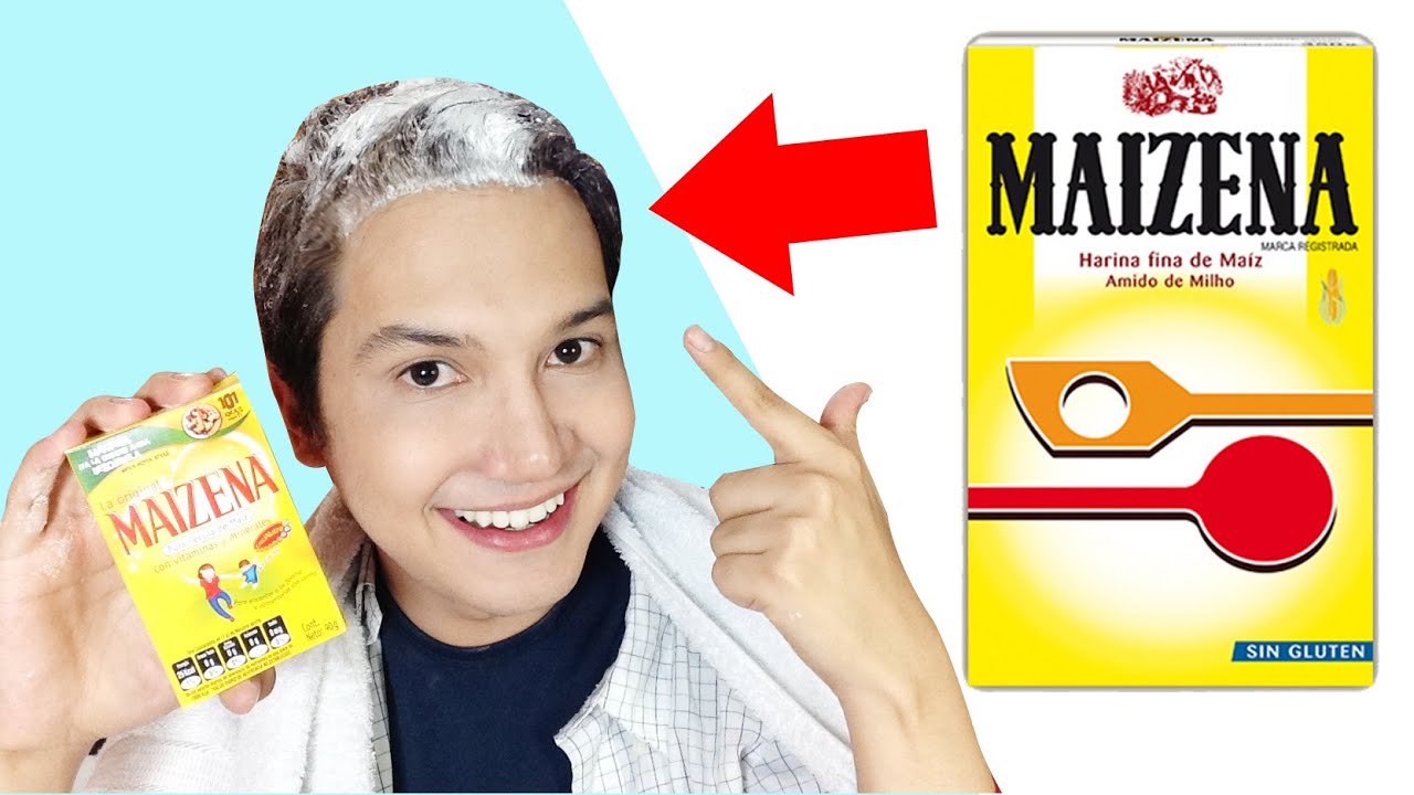 COMO ALISAR EL CABELLO CON MAIZENA | CABELLO ESPONJADO O AFRO | REMEDIOS  CASEROS | AndyZaturno - YouTube