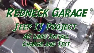 Jeep Wrangler TJ Project - AC Installation - Charge System - Complete -  YouTube