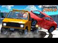 БЕШЕНЫЙ ЭВАКУАТОРЩИК В ДЕЛЕ! BeamNG.Drive