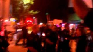 Raw Video Police, Protesters Clash Over Megaload In Downtown Moscow, Idaho