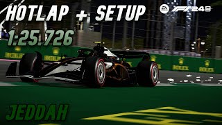 F1 24 Jeddah Hotlap + Setup 1:25.726