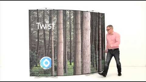 Twist 3 Panel Flexi-link Kit | How to assemble your Flexible Twist Exhibition Stand.