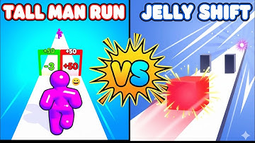 Tall Man Run vs Jelly Shift - All Levels Gameplay (Android & IOS)