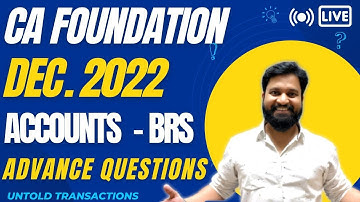 CA Foundation Dec 2022 BRS Advance Level I CTC Classes