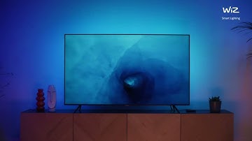 WiZ - HDMI SYNC BOX MIT TV-HINTERGRUNDBELEUCHTUNG - IN LICHT GETAUCHT