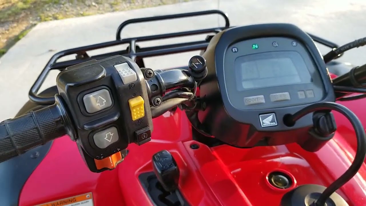 Обзор и холодный запуск мотоцикла Honda Rancher 400 AT 2004 года выпуска (февраль 2024 г.)