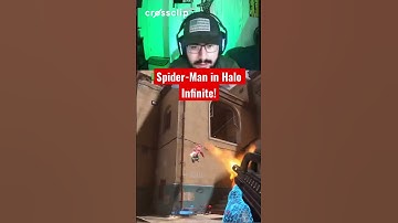 Spider-Man in Halo Infinite! #spidermannowayhome #twitch #spiderman #halo #shorts