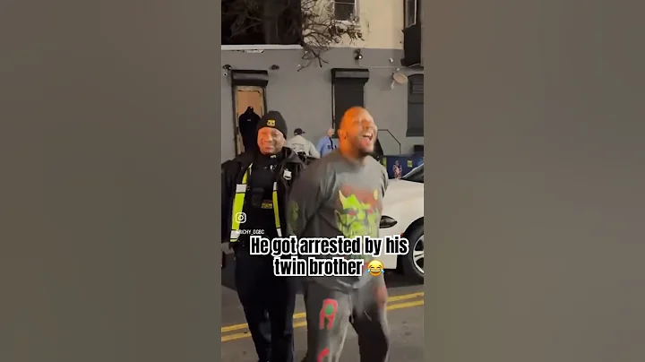 Philly man was happy to be arrested by his twin brother 💀 #entertainment #comedy #shorts #funny