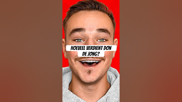 Zoveel verdient Don de Jong! #don