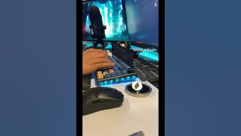 Case Foam vs No Case Foam  Sound Comparison #shorts