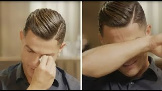 #كريستيانو رونالدو يبكي في مقابلة بسبب والده     Ronaldo cries in an interview because of his father