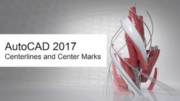 AutoCAD 2017 - Associative Centerlines and Center Marks