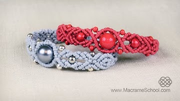 Musical Big Bead Bracelet Tutorial by Macrame School