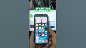 How to Enable Back Tap to Take Screenshots on iPhone #iphonetutorial #techtips #foryou