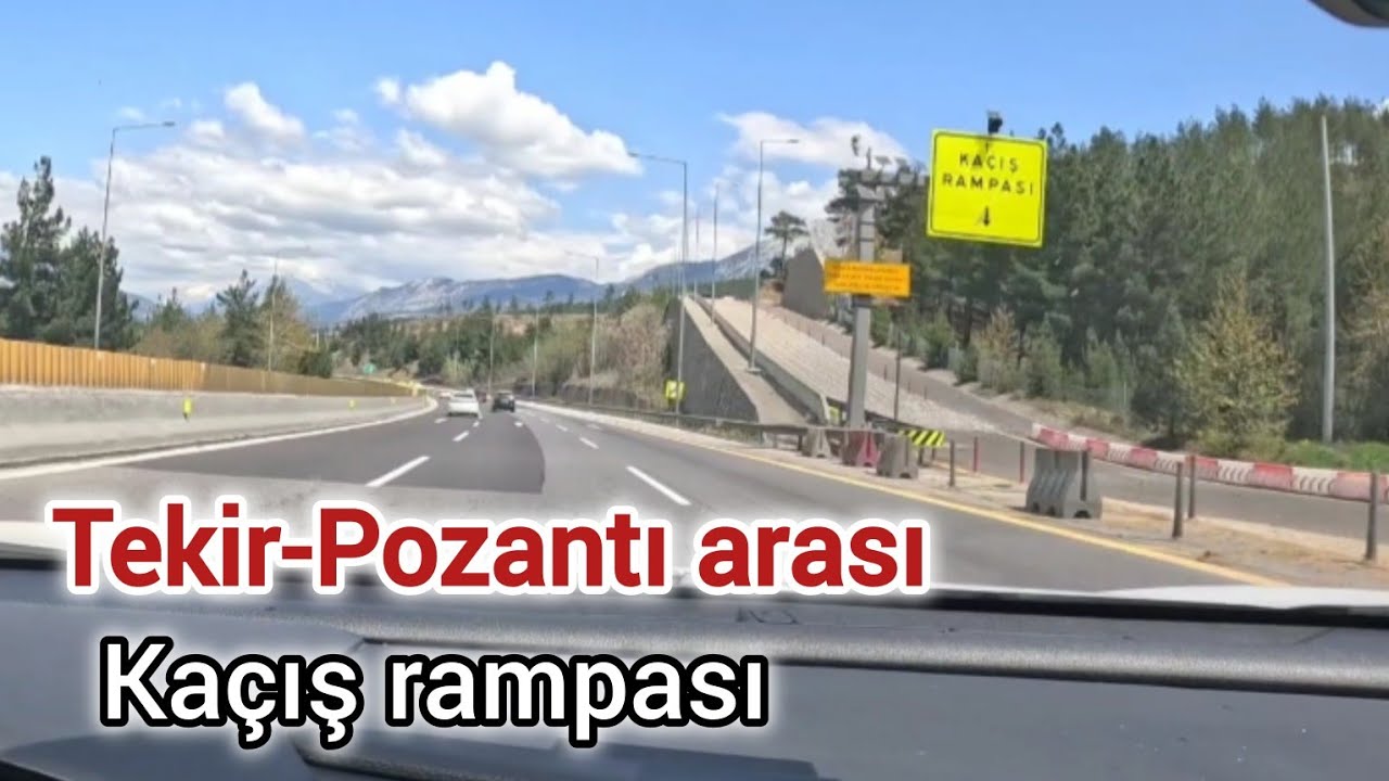 Kaçış rampası hayat kurtarır, #tekir #pozantı pozan #adana adana #kaçışrampası #tırcılaralemi #tırcı